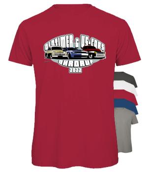 T-Shirt mit Motiv von Oldtimer / US-Cars Ohrdruf 21Ver2